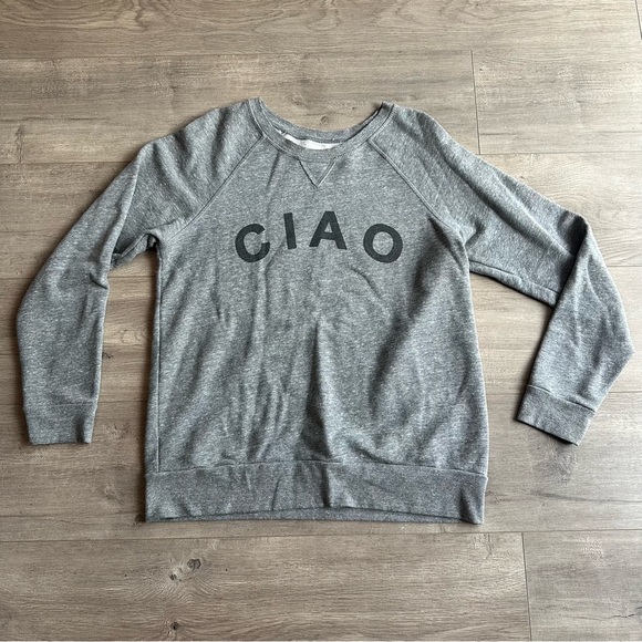 Sol Angeles Tops - Sol Angeles x Anthropologie Ciao gray sweatshirt - size medium